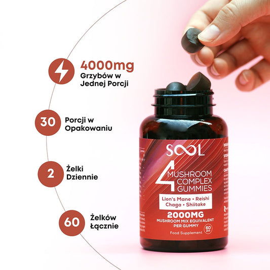 SOOL Mushroom Complex Gummies bottle