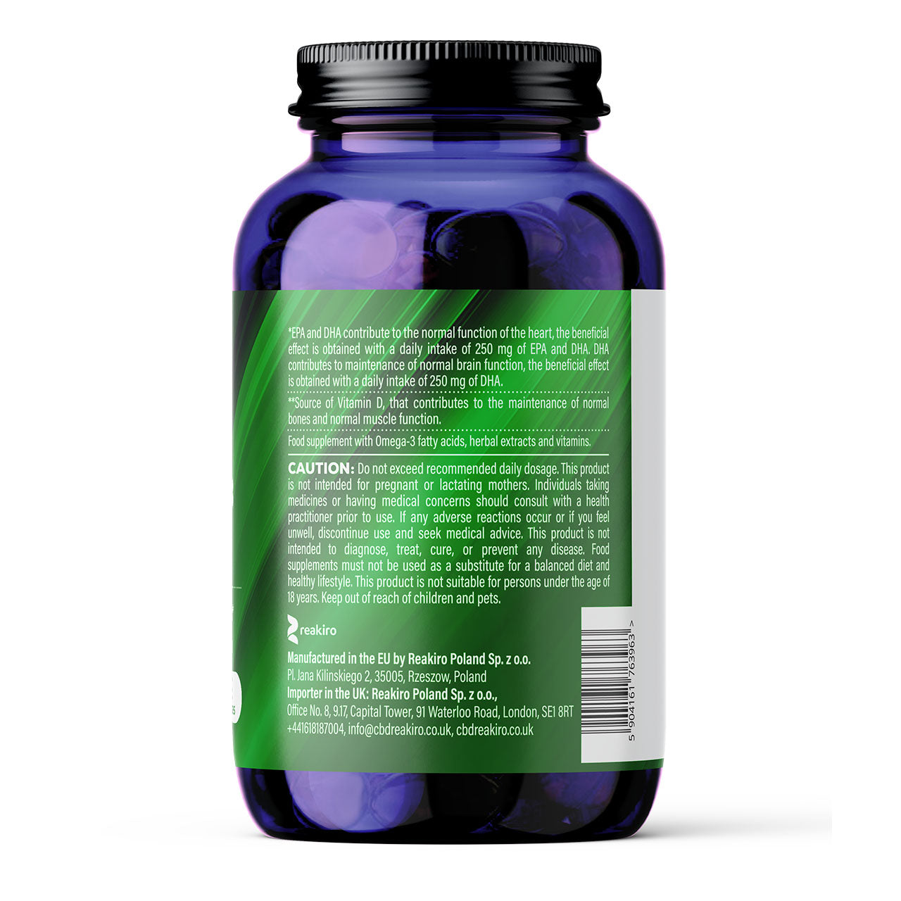 Omega-3 & Vitamin D3 Complex Soft Gel Capsules 90pcs