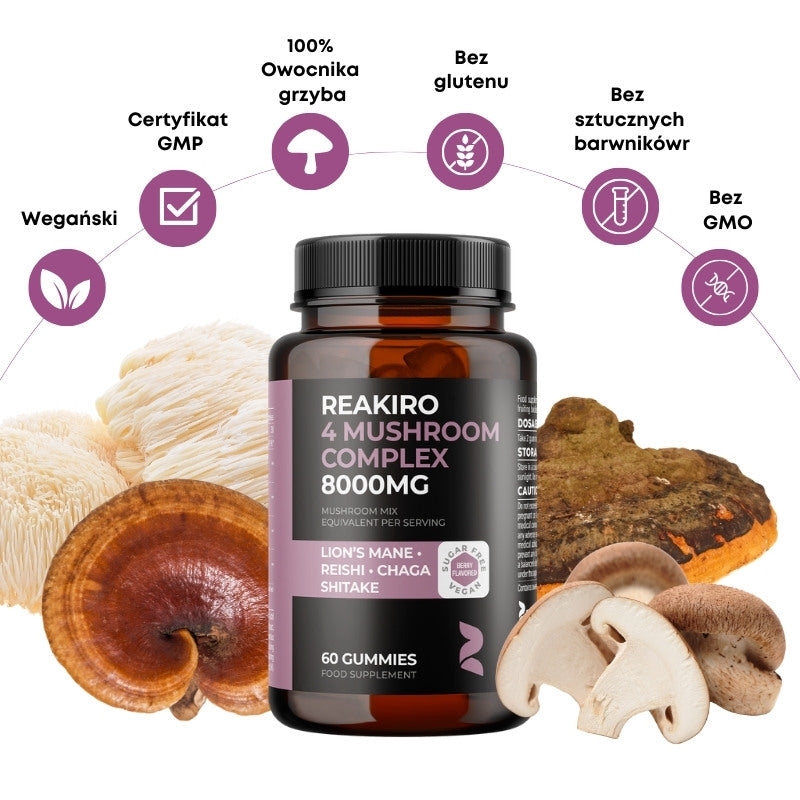 4 mushroom complex gummies benefits