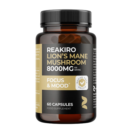 Reakiro Lions Mane Mushroom Capsules