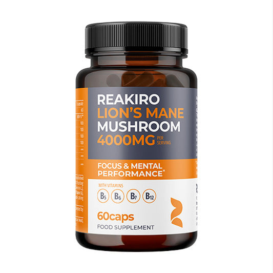 Lion's Mane Mushroom Capsules 4000mg 60pcs - Focus & Mental Performance