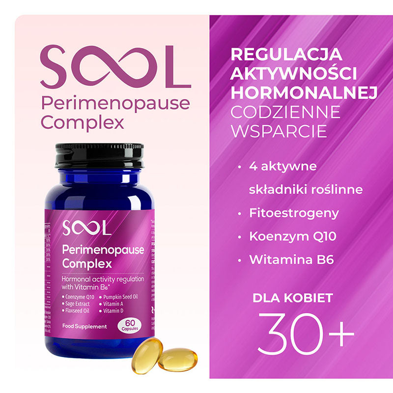 SOOL Perimenopause Complex Kapsułki Dla Kobiet 30+ 60szt