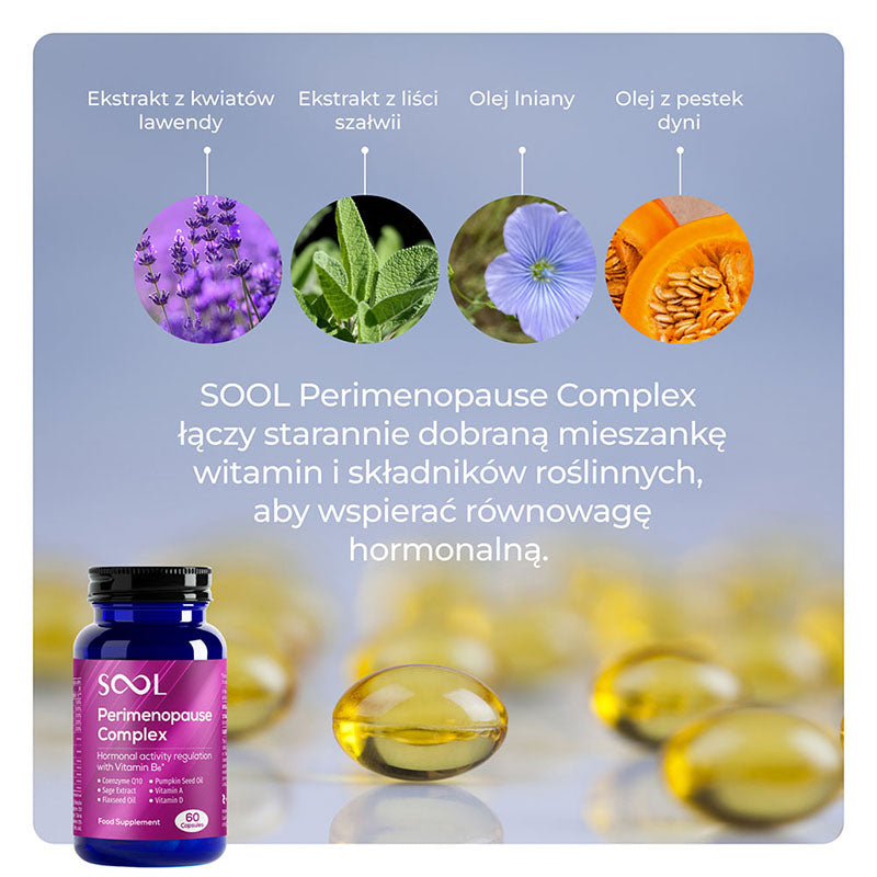 SOOL Perimenopause Complex Kapsułki Ingredienyty 60szt