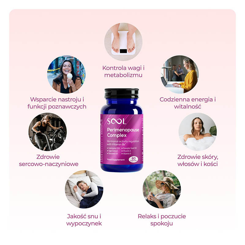 SOOL Perimenopause Complex Kapsułki Zalety 60szt