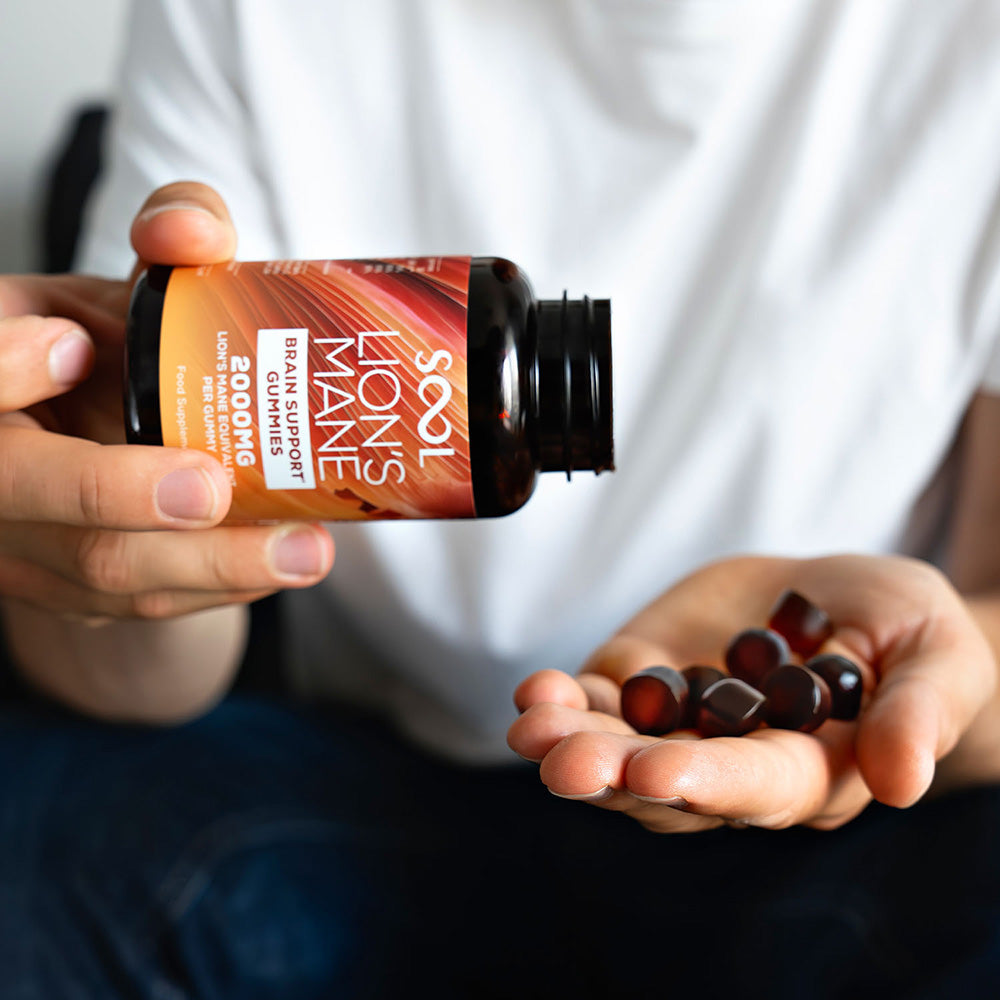 SOOL Żelki Soplówka Jeżowata 2000mg 60szt Pamięć Koncentracja Układu Nerwowego Stosowanie