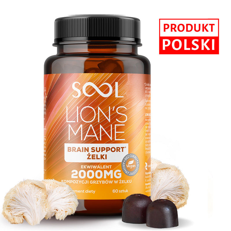 SOOL Lions Mane Gummies bottle